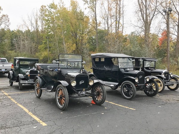 A few of the participants.  Mine is the open touring.