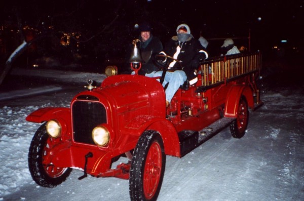 That's me driving with the kids in the back and Jerry riding shotgun.
