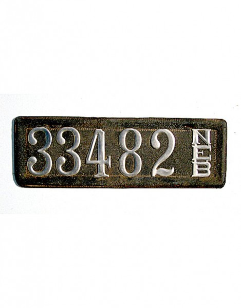 Nebraska leather license plate.jpg