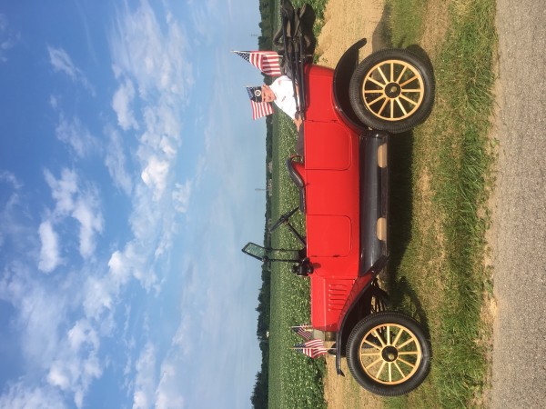 That’s my father  just before a parade