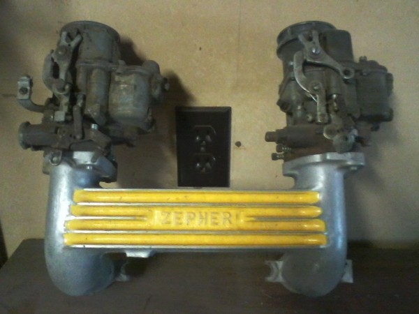 Intake manifold and carbs