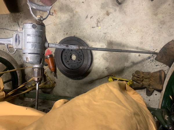 Drill in place.