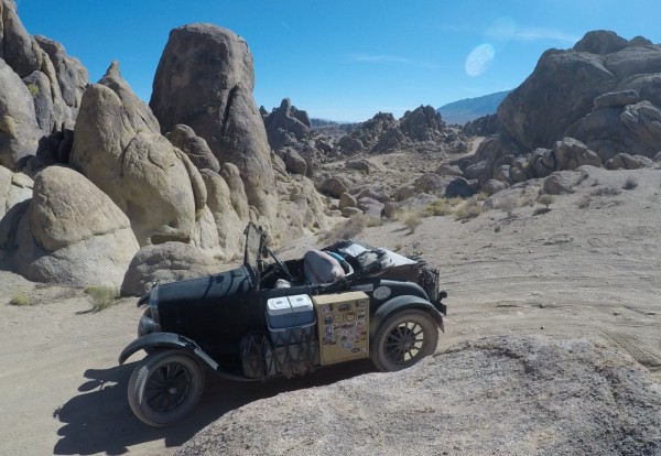 Playing in the rocks