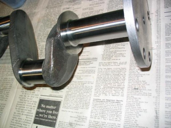Vern's Reground Model T  Crank shaft, Arnolds, Fort Doge, Iowa. 021.jpg