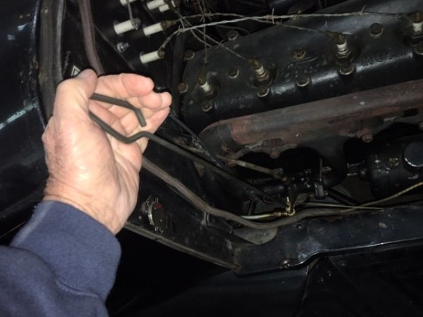 Crankcase oil check tool 1