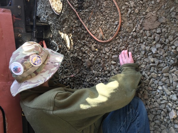 Checking the oil