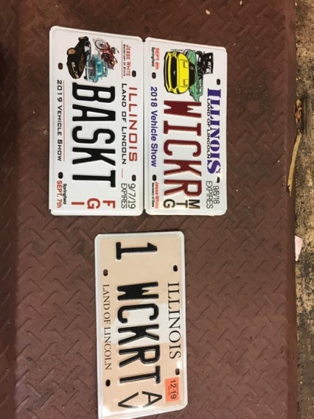 Illinois personalized plates
