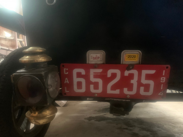 1914 license plate