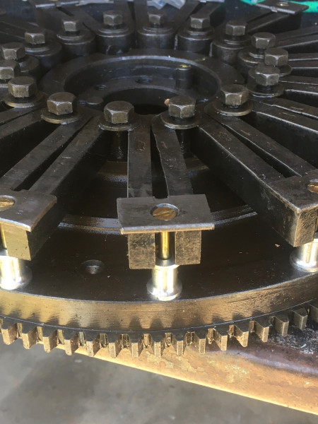 Flywheel with new spools and screws
