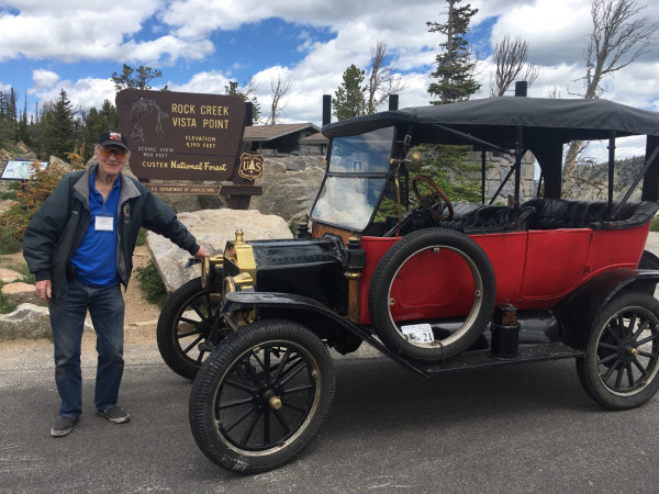 Tony &amp; 14 touring at 9000 feet