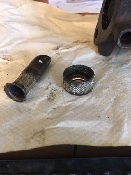 inlet tube and nut