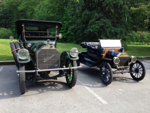 As I said, there were some big cars; compare this Pierce-Arrow with my T.