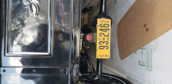 First year for Commercial and Year on Plates in Texas