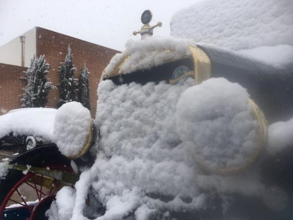 Sierra Vista 2019  with the white stuff.