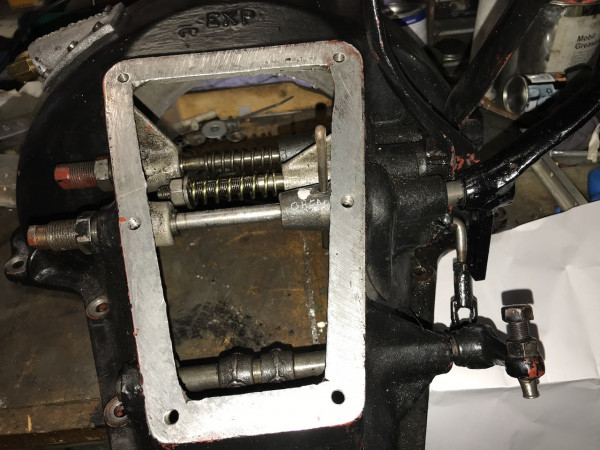 RHD hogshead interacting brake-clutch pedals