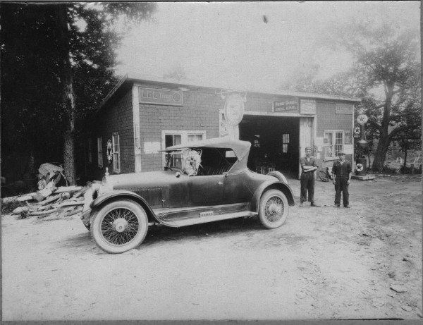 Taken in 1923 Dad and his helper