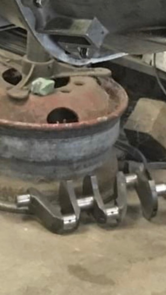Broken crank