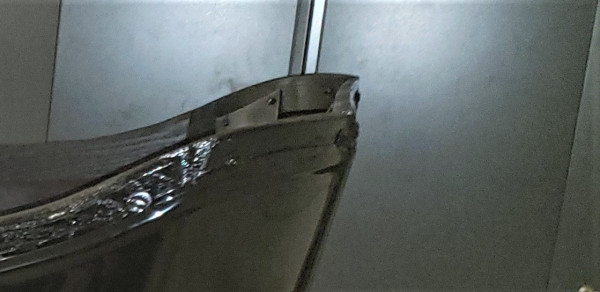 After painting same rail