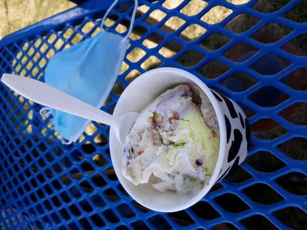 Yummy...butter pecan &amp; lemon blueberry chiffon