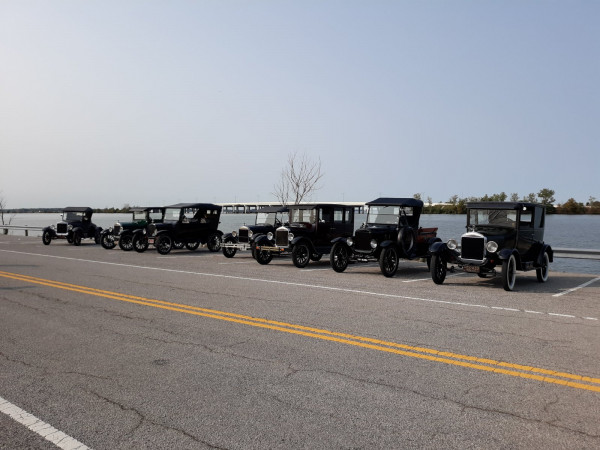 Starting the day along Sandusky Bay
