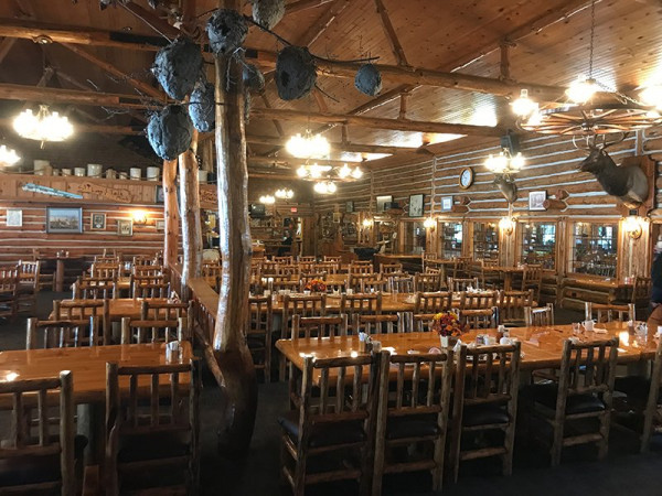 Dining room at the Shack