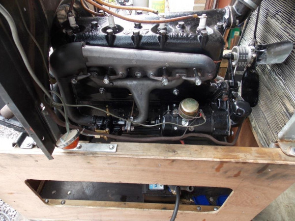 engine test running