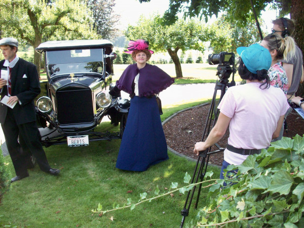 &quot;BERTS&quot; is the name of our 1926 touring. It was named in honor of the first owner Bert Savage, my grandad, who purchased it new in November of 1925. This picture is from the filming of a movie &quot;Just Like the Men&quot; which was released recently.