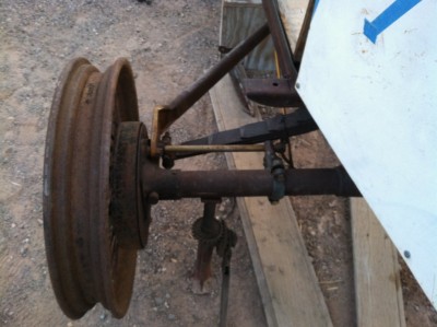 Started working on the brakes. Built long S cams and pivot bearing brackets, and installed model A radius rods