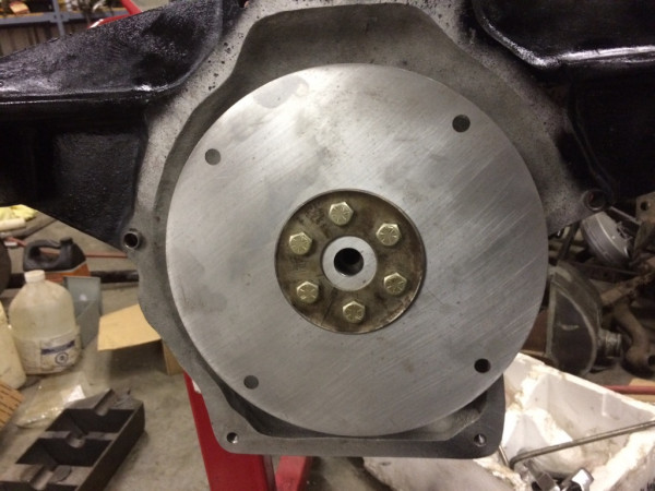 Flex plate, the ring gear is on the torque converter!