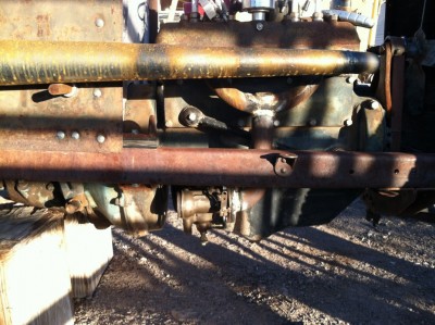 fabricated a firewall and installed the  carburetor