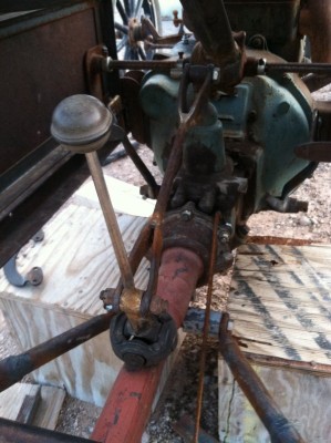 This is how I moved the shifter back. Here is a use for loose u-joints