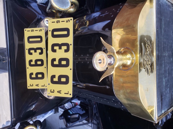 1915 CA License Plates