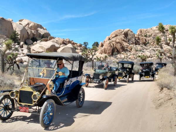 Driving through Joshua Tree National Monument, April 6, 2021
