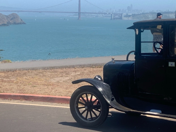 My Coupe and the bridge
