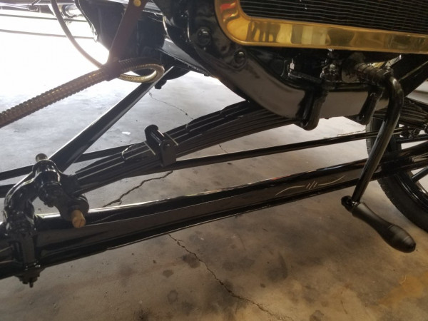 Front axle detail.