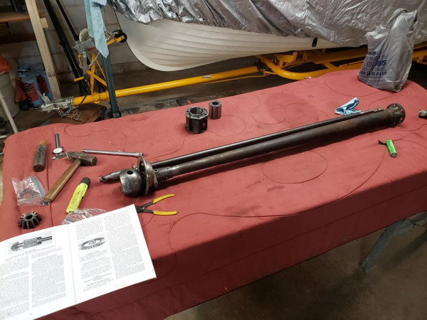 Clean parts ready for assembly. (Thanks Dad!)