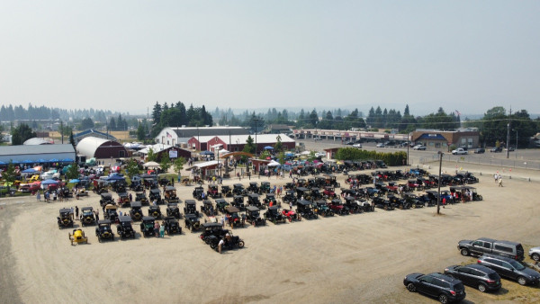 Tour Ts lined up at the Car Show
