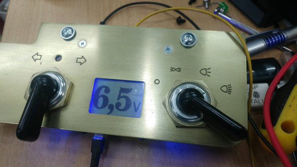 Here I am working on display (testing and calibrating measurement...)